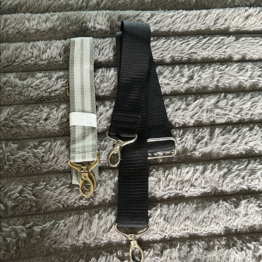 Thirty-One Black and Gray Bag Straps